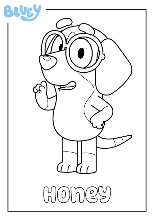 Bluey Coloring Pages 66