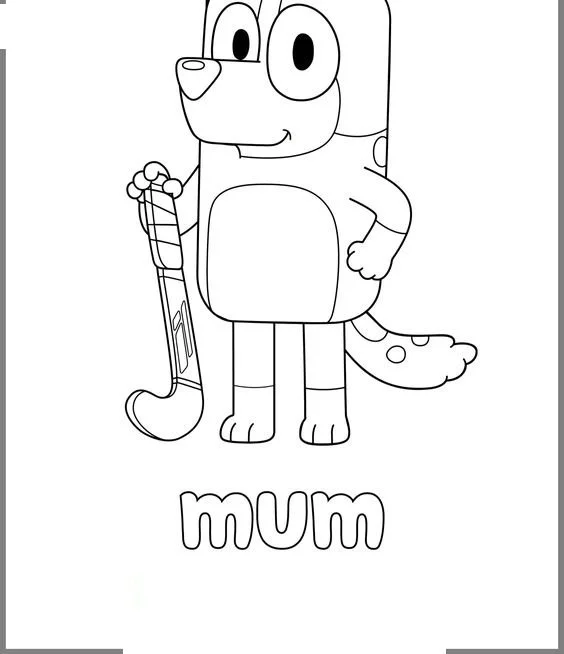 Bluey Coloring Pages 72