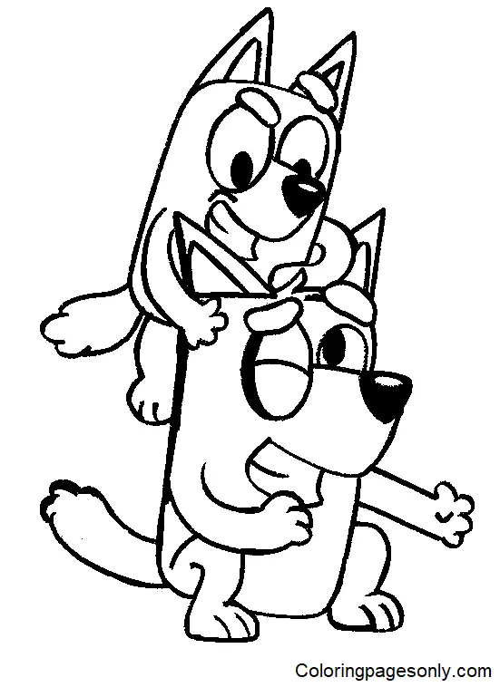 Bluey Coloring Pages 81