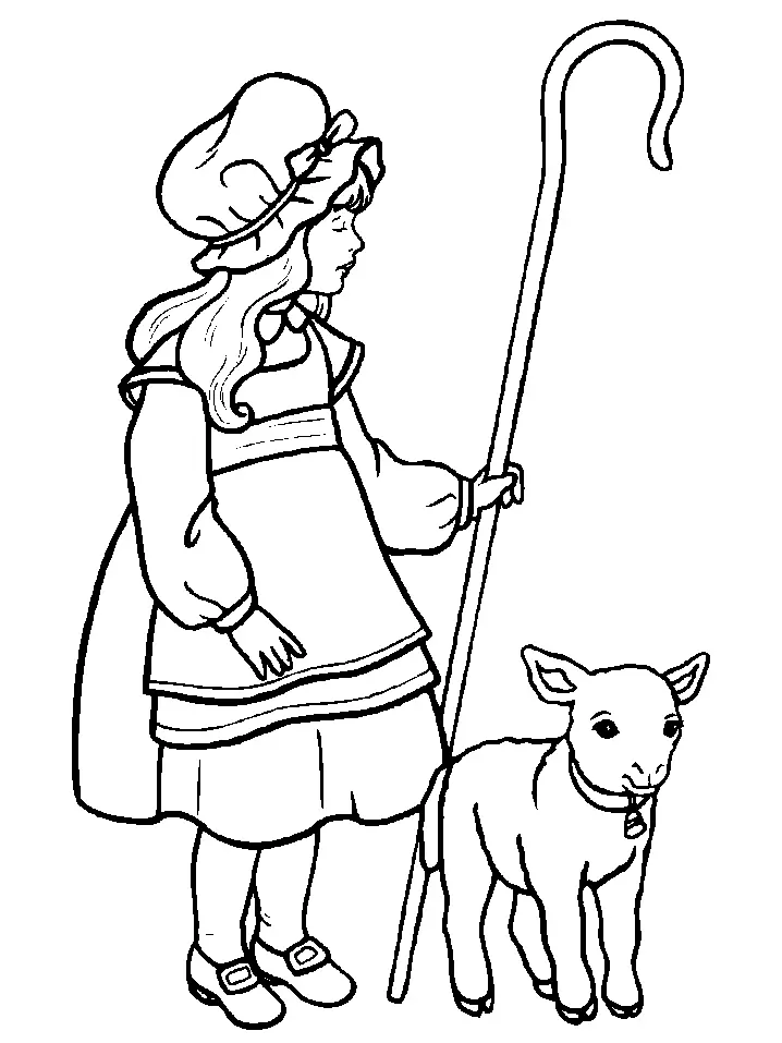 Bo Peep Coloring Pages 16