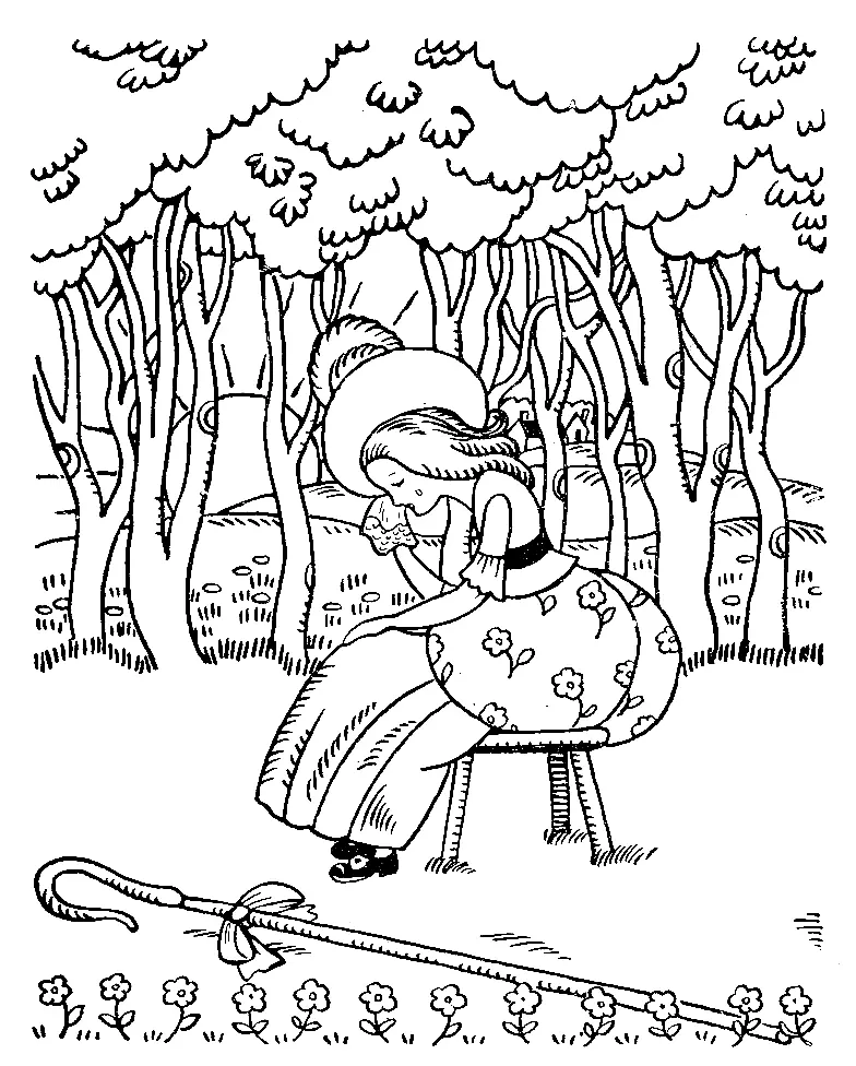 Bo Peep Coloring Pages 22