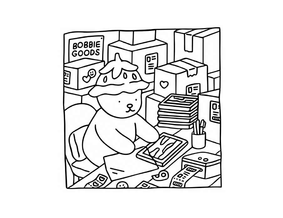 Bobbie Goods Para Colorir 133