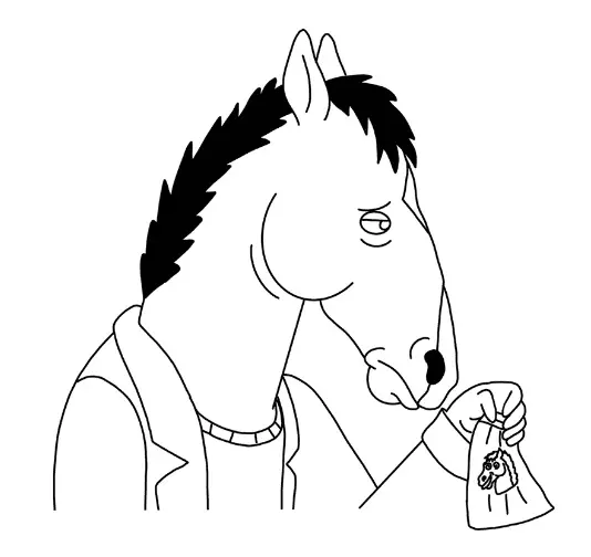 Bojack Horseman Coloring Pages 12