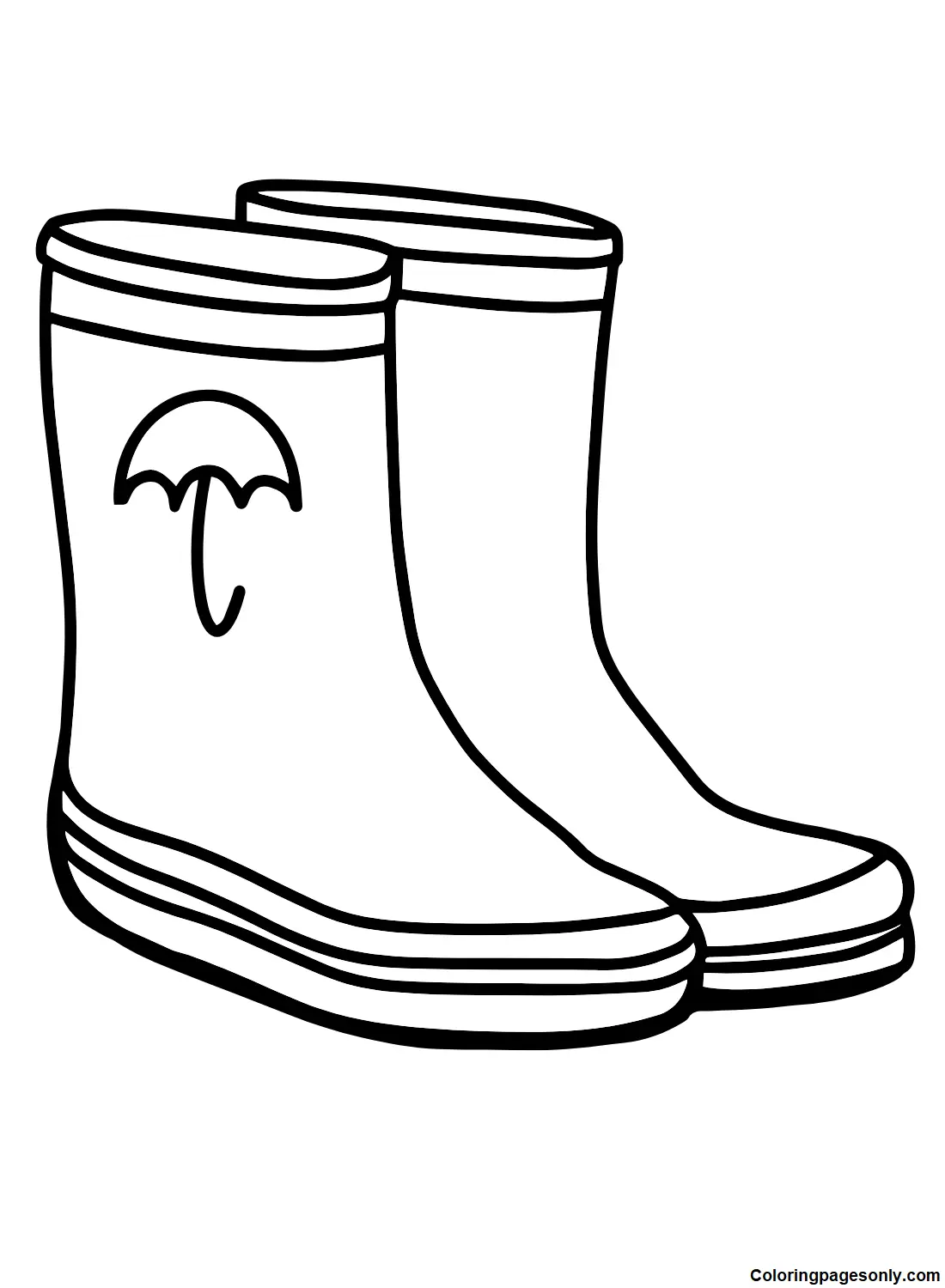 Boots Coloring Pages 13