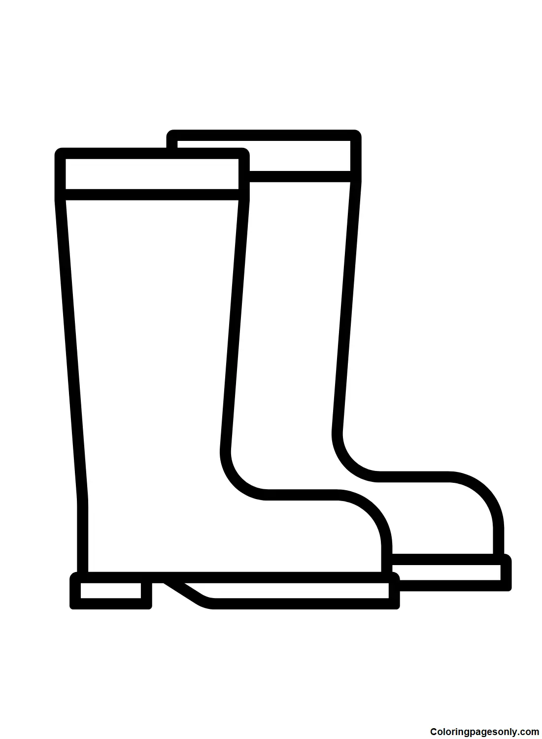 Boots Coloring Pages 40