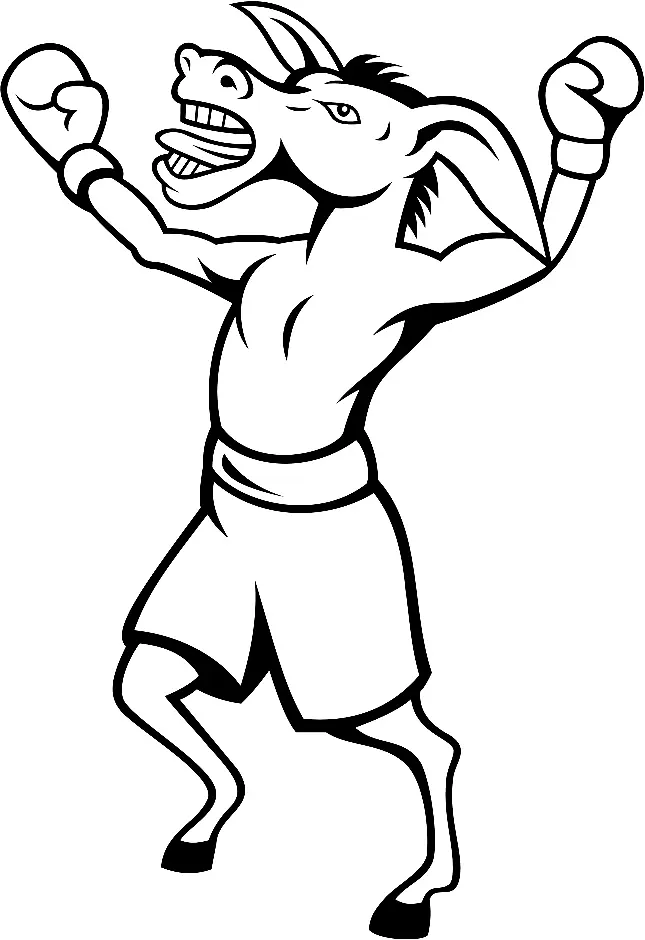 Boxing Coloring Pages 30