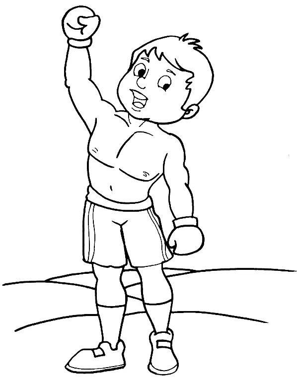 Boxing Coloring Pages 32