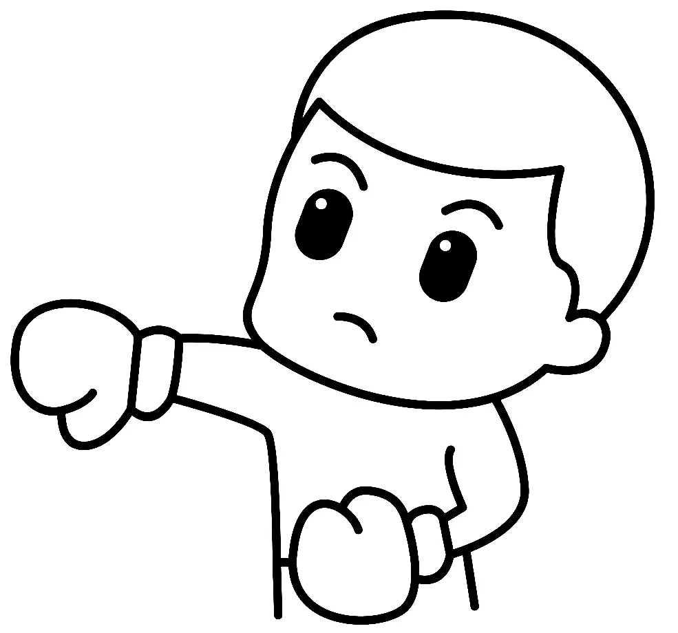 Boxing Coloring Pages 39