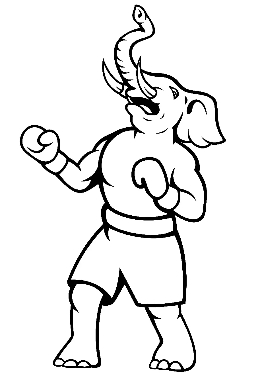 Boxing Coloring Pages 43