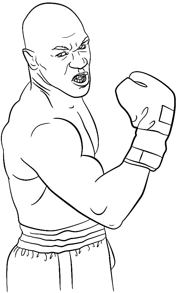 Boxing Coloring Pages 5