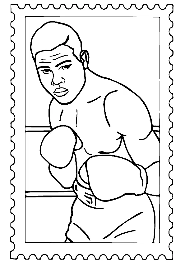 Boxing Coloring Pages 6