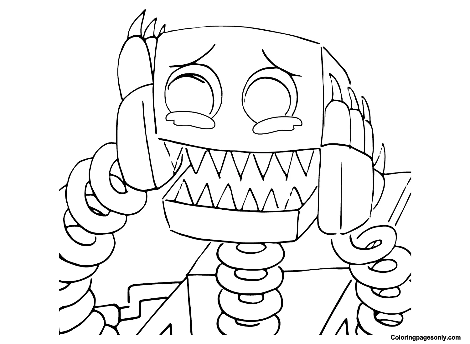 Boxy Boo Coloring Pages 13