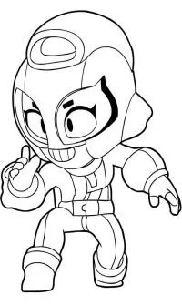 Brawl Stars Coloring Pages 15