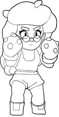 Brawl Stars Coloring Pages 20