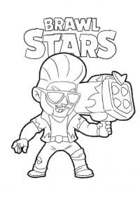 Brawl Stars Coloring Pages 23