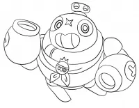 Brawl Stars Coloring Pages 24