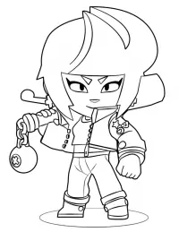 Brawl Stars Coloring Pages 25