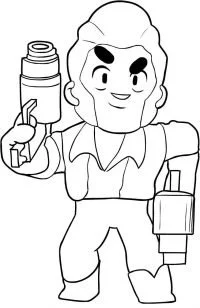 Brawl Stars Coloring Pages 34