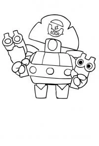 Brawl Stars Coloring Pages 59