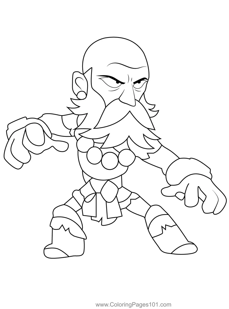 Brawlhalla Para Colorir 12