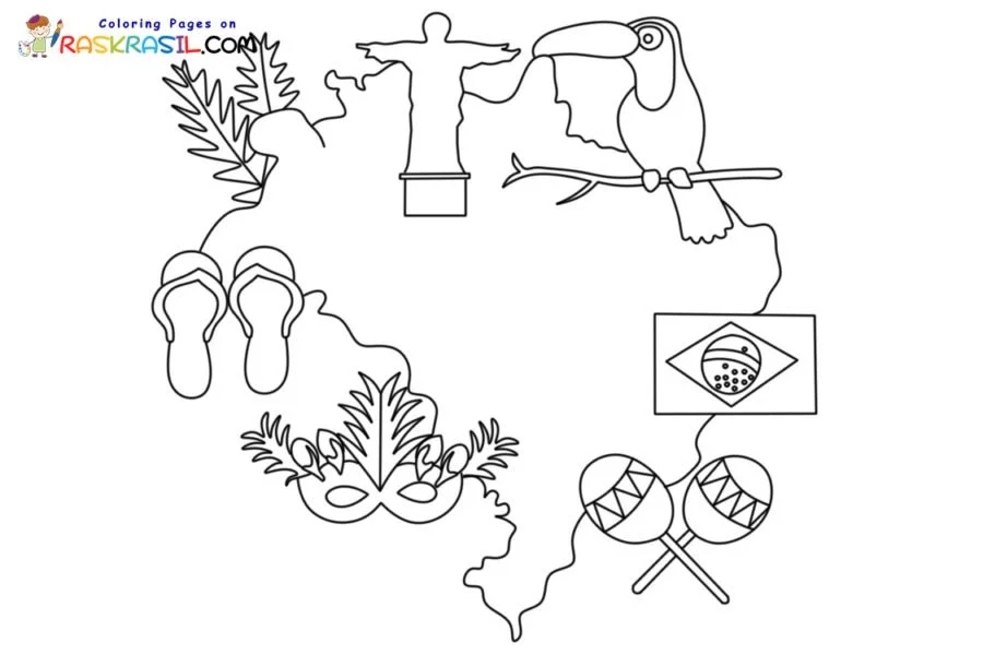 Brazil Coloring Pages 3