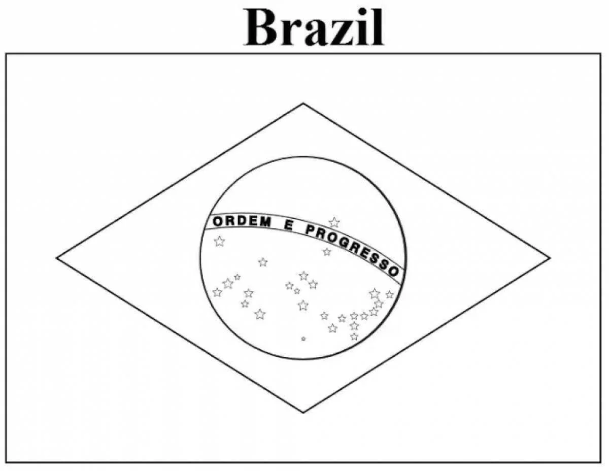 Brasil Para Colorear 6