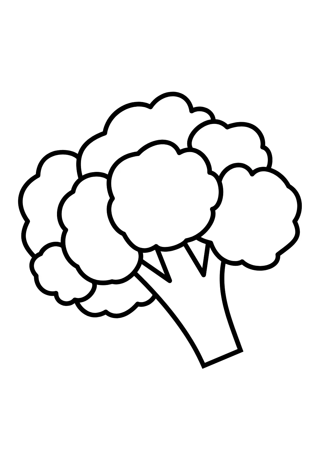 Broccoli Coloring Pages 3