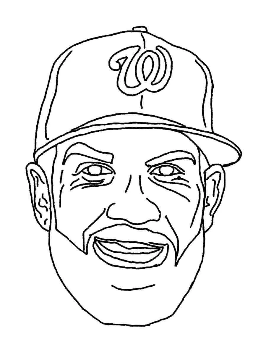 Bryce Harper Coloring Pages 3