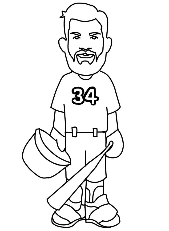 Bryce Harper Coloring Pages 5