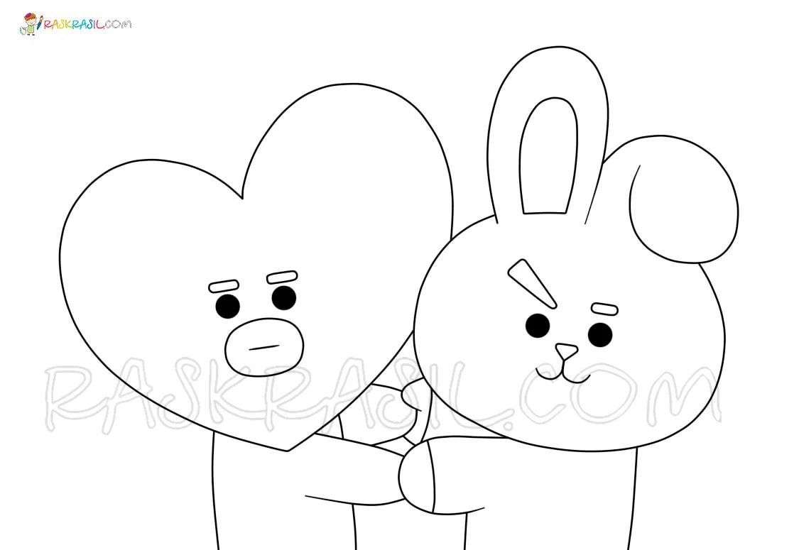 BT21 Para Colorir 14