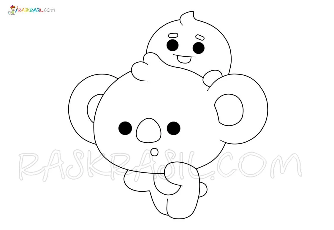 BT21 Para Colorir 15