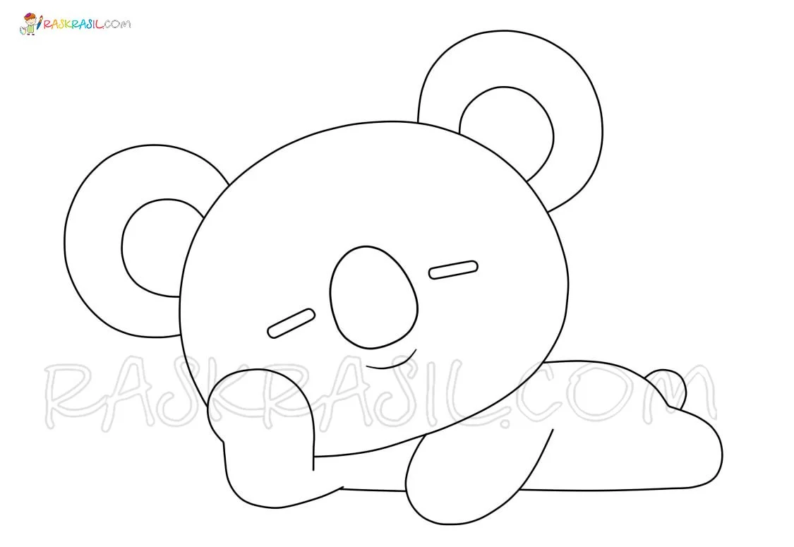 BT21 Para Colorir 4