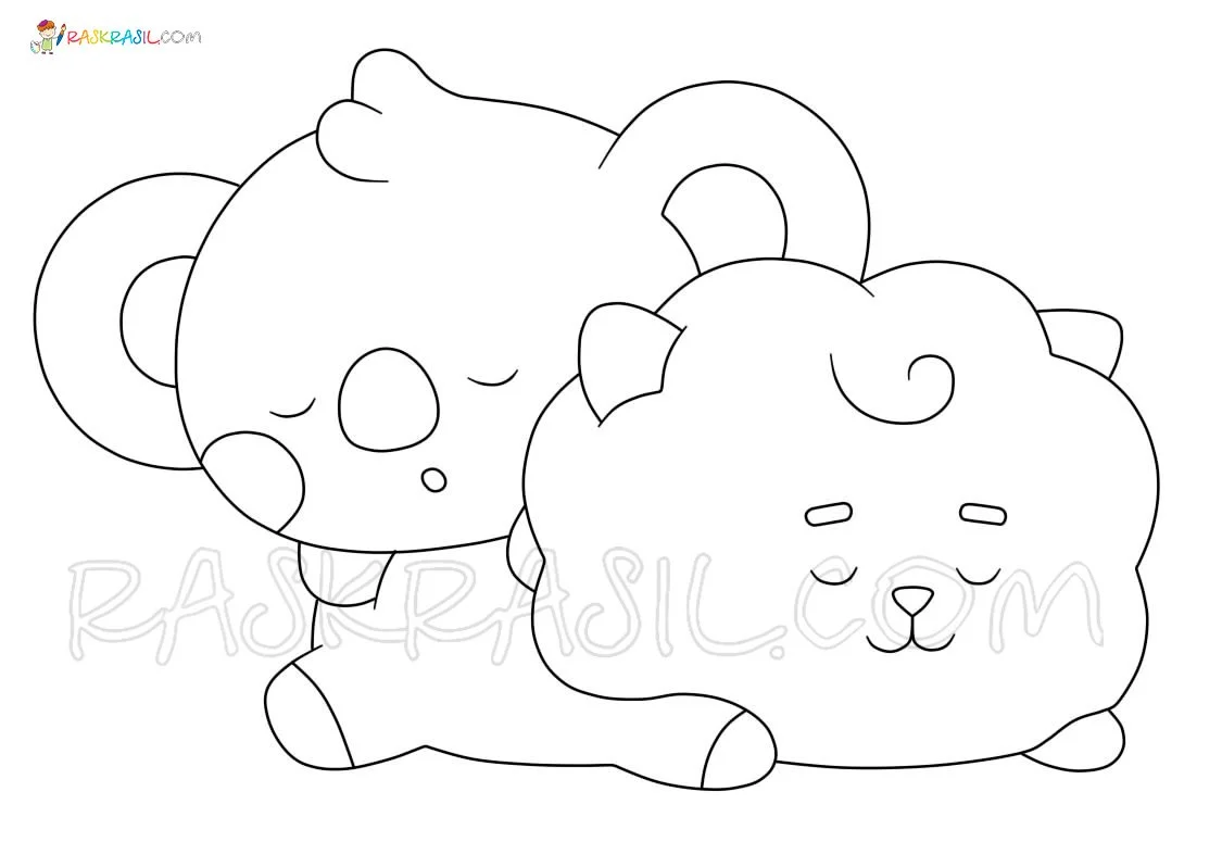 BT21 Para Colorir 5