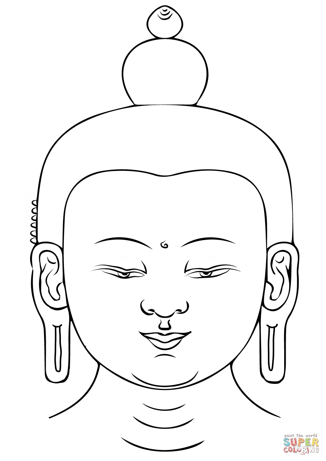 Buddhism coloring pages 10