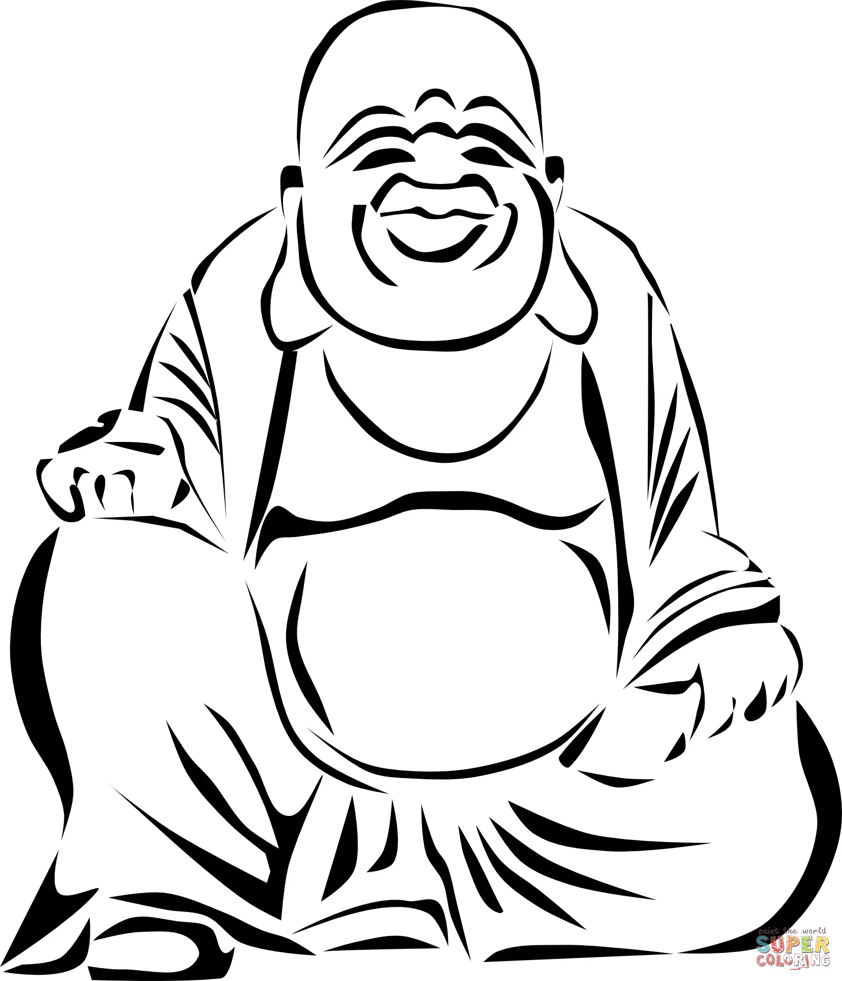 Buddhism coloring pages 12