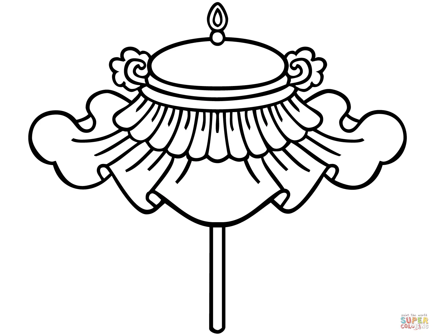 Buddhism coloring pages 17
