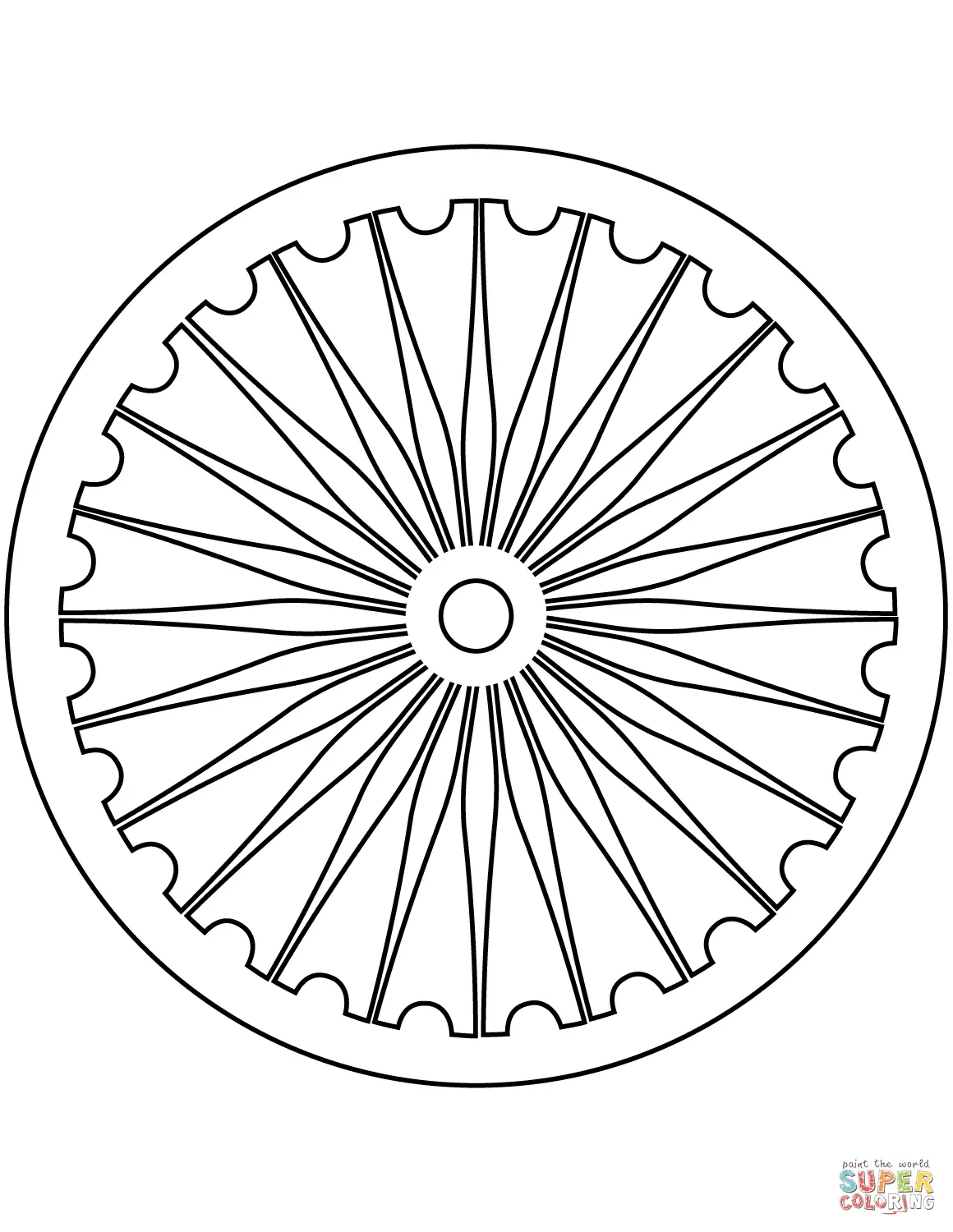Buddhism coloring pages 30