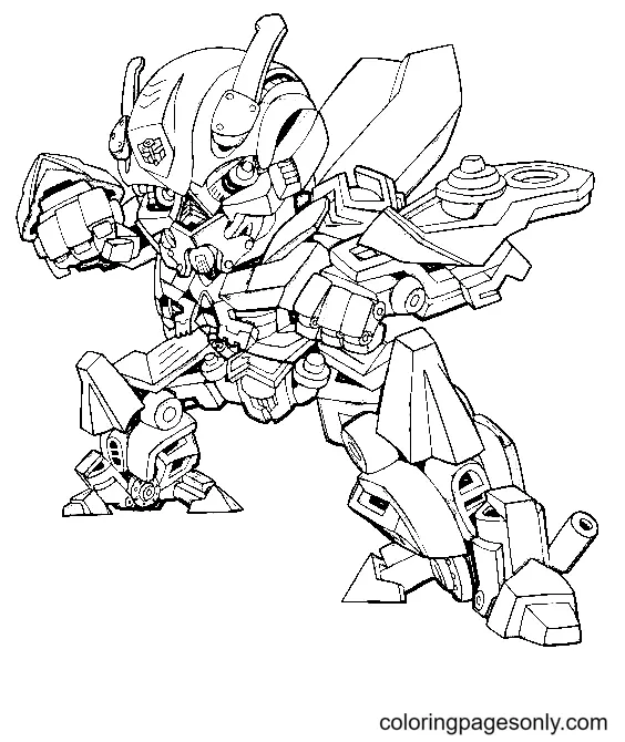 Bumblebee Coloring Pages 22