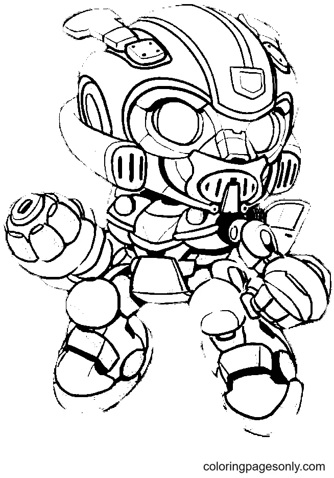 Bumblebee Coloring Pages 44