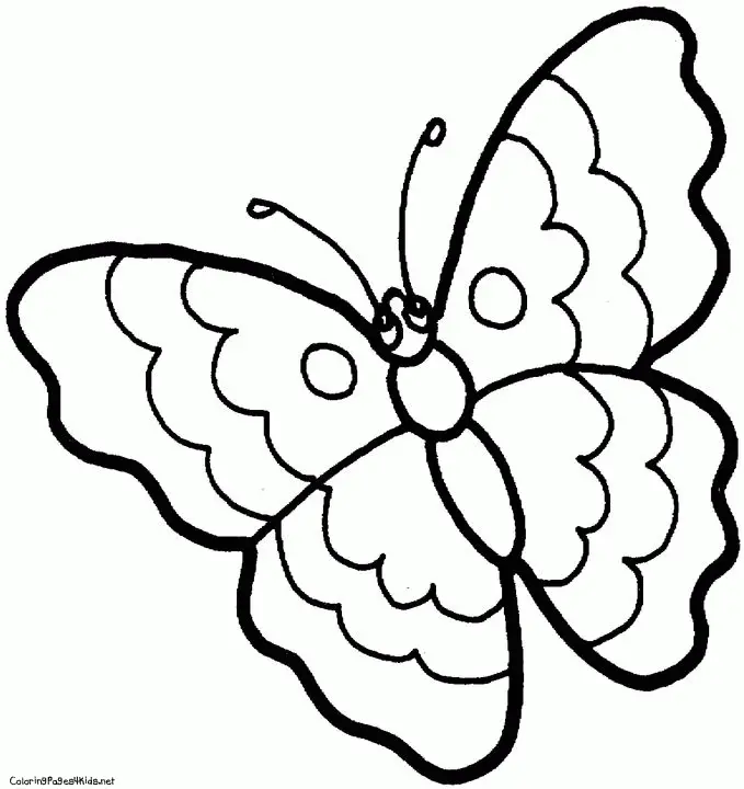 Butterfly Coloring Pages 3