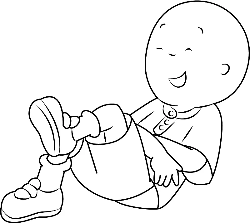 Caillou Coloring Pages 10