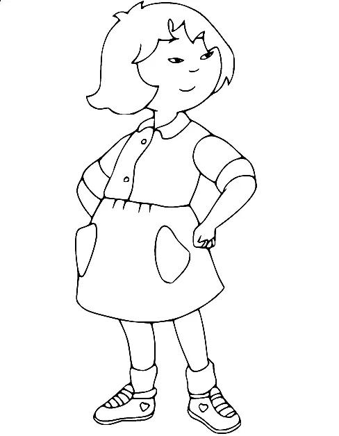 Caillou Coloring Pages 12