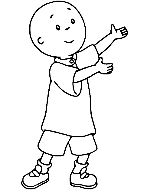 Caillou Coloring Pages 15