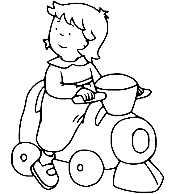 Caillou Coloring Pages 23