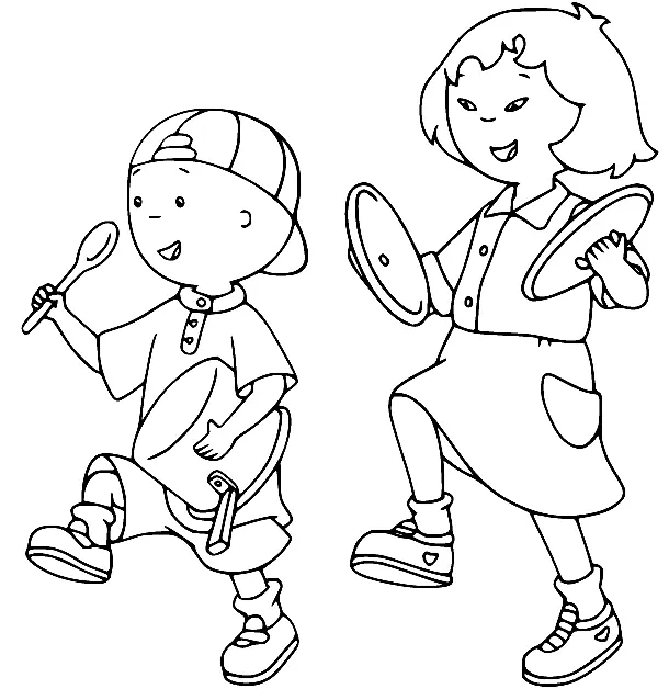 Caillou Coloring Pages 1 Printable for Free Download