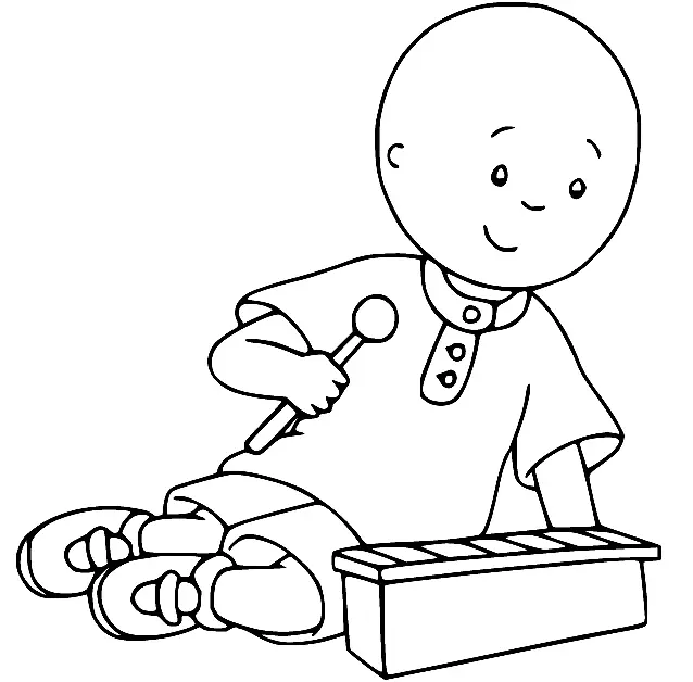 Caillou Coloring Pages 27