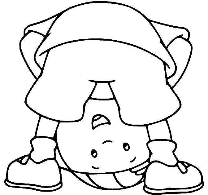 Caillou Coloring Pages 28