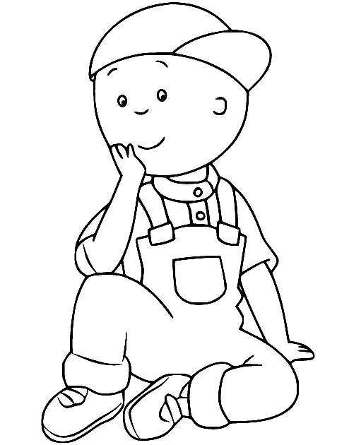 Caillou Coloring Pages 33