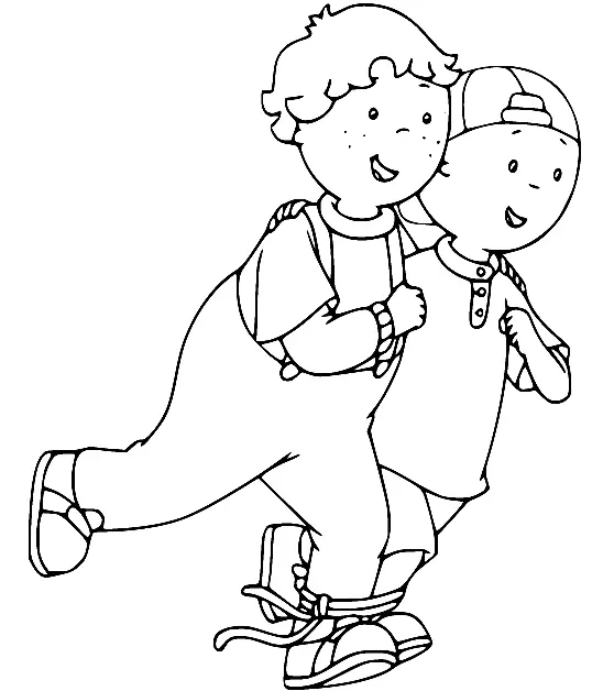 Caillou Coloring Pages 39