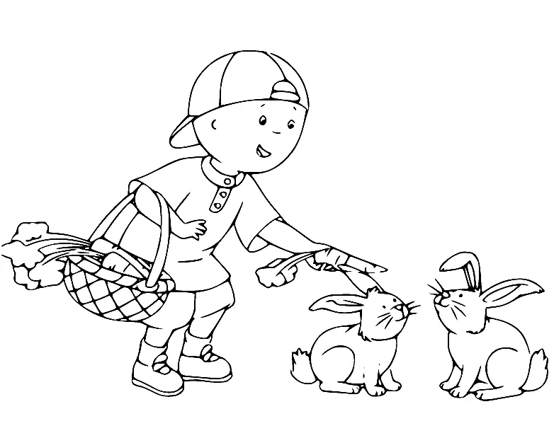 Caillou Coloring Pages 40